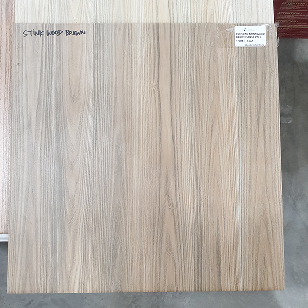 Concord Stinkwood Brown 50x50